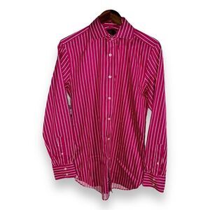 Sartorial 2-Fold Slim Fit Spread Collar Dress Shirt S 15 38